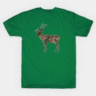 Camo Deer - 6 T-Shirt